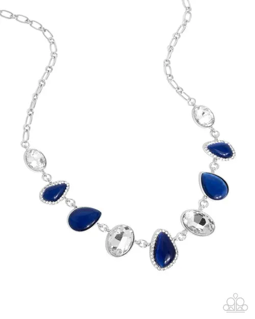 Paparazzi Necklace Royal Ready Blue Paparazzi Jewelry Necklaces Paparazzi Necklace Royal Ready Blue Paparazzi Jewelry Necklaces