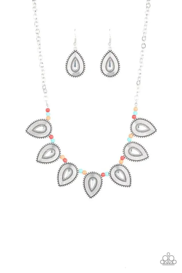 Paparazzi Necklace Terra Trailblazer Multi Paparazzi Jewelry Necklaces