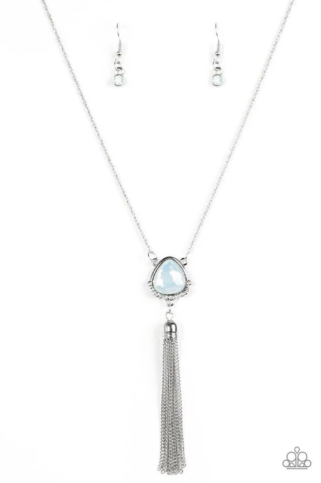 Paparazzi Necklace The Glow Show White Paparazzi Jewelry Necklaces