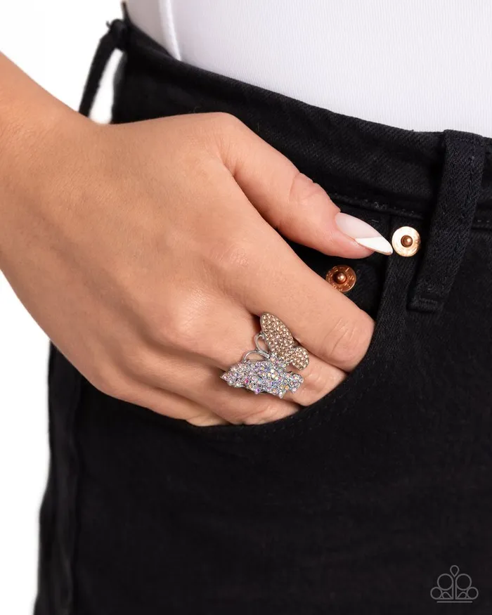 Paparazzi Ring Aerial Advocate Orange Paparazzi Jewelry Rings