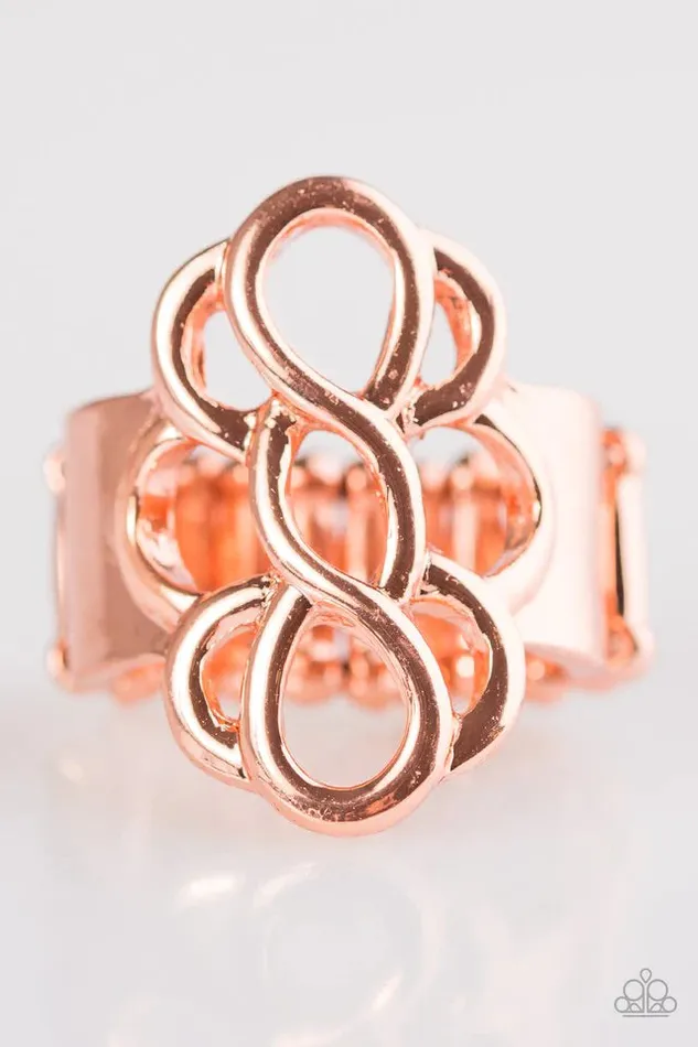 Paparazzi Ring Breathe It All In Copper Paparazzi Jewelry Rings