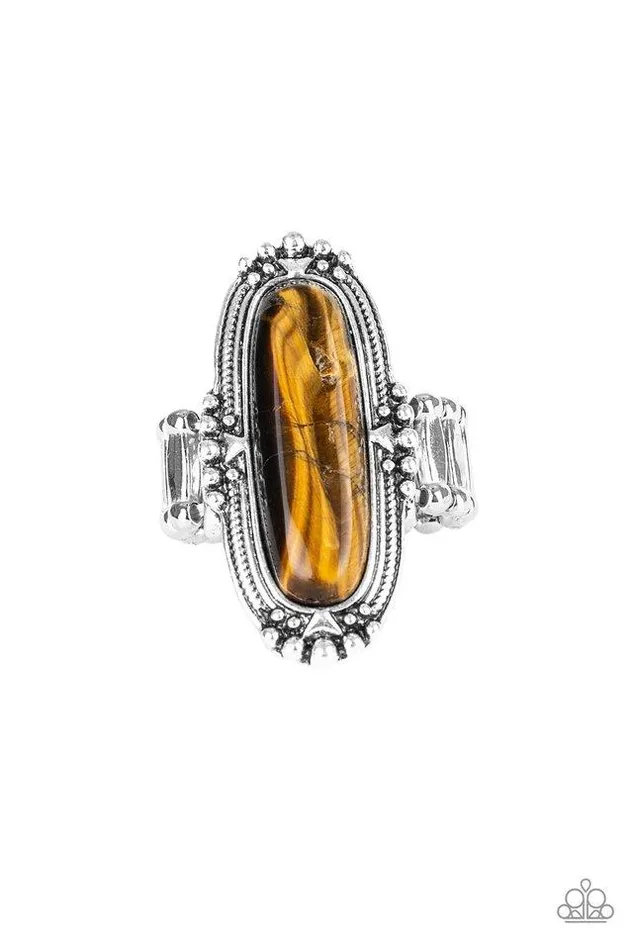 Paparazzi Ring Desert Tranquility Brown Paparazzi Jewelry Rings