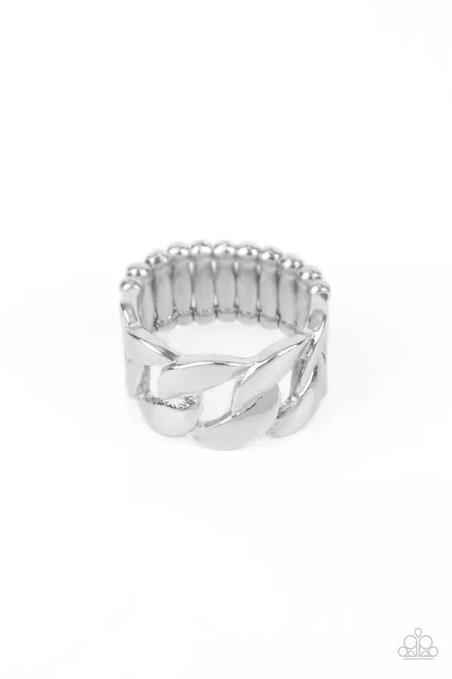 Paparazzi Ring Industrial Insider Silver Paparazzi Jewelry Rings Paparazzi Ring Industrial Insider Silver Paparazzi Jewelry Rings