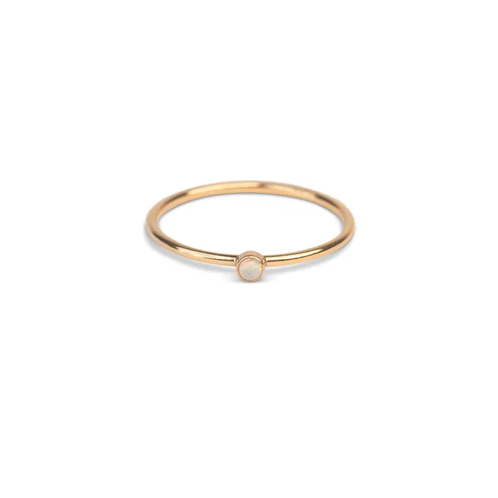 RG PreStyled Sets Gold Filled Lab Opal Stacker