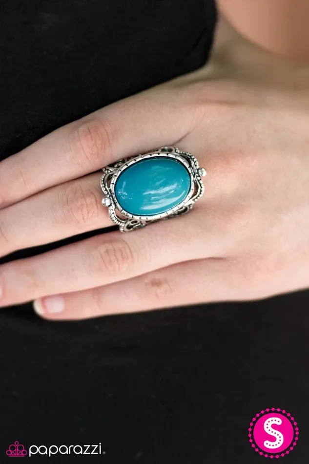 Rings Paparazzi Jewelry Paparazzi Ring Fairytales Do Come True Blue