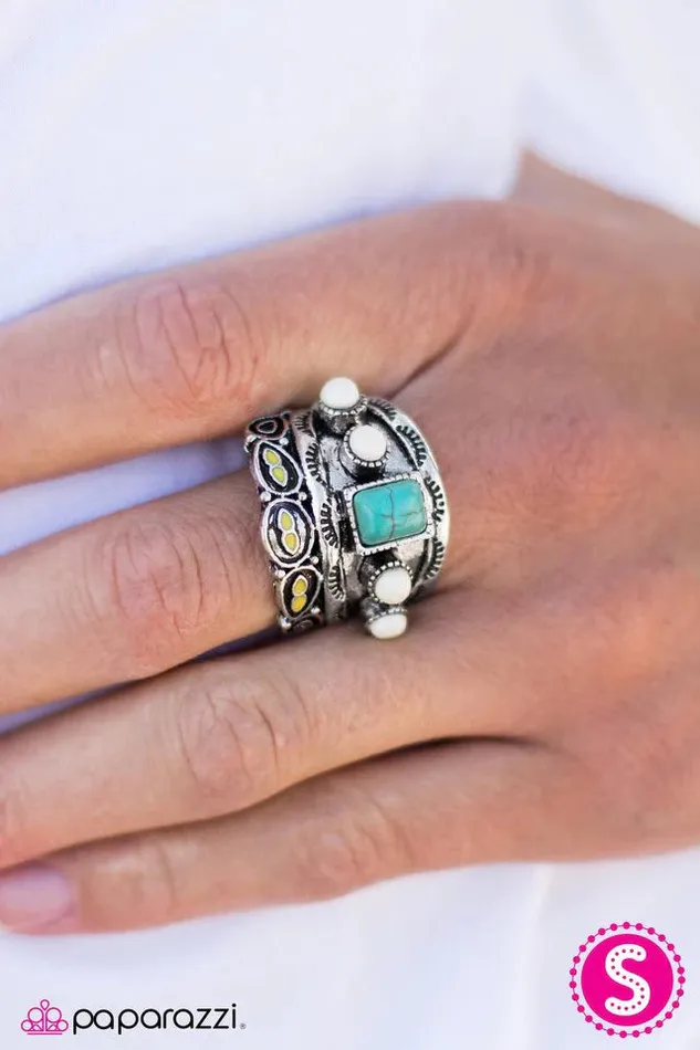 Rings Paparazzi Jewelry Paparazzi Ring Incan Treasure Blue