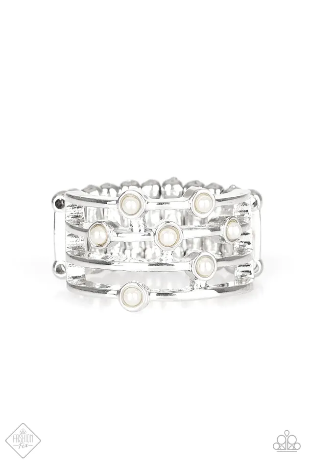Rings Paparazzi Jewelry Paparazzi Ring Make Way For Broadway White