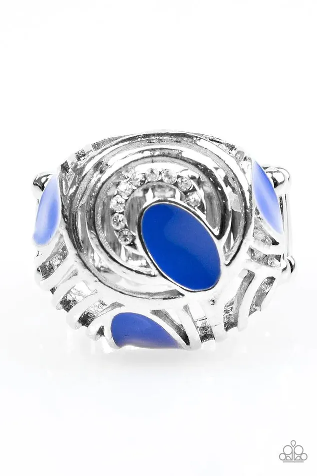 Rings Paparazzi Jewelry Paparazzi Ring Super Nova Blue