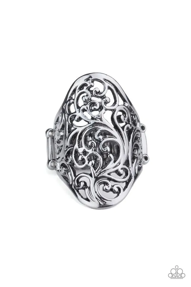 Rings Paparazzi Jewelry Paparazzi Ring Vine Vibe Black Rings Paparazzi Jewelry Paparazzi Ring Vine Vibe Black