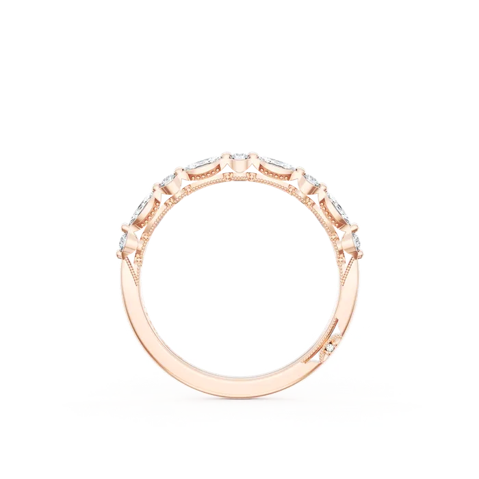 Rings Tacori Tacori 18K Rose Gold Diamond Band