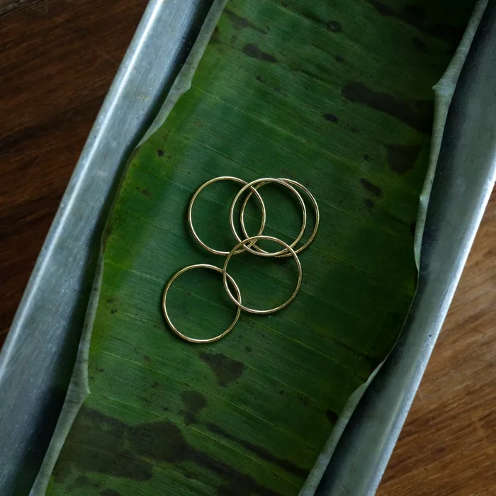 Rings The Rose Gypsy 14k Gold Stackable Ring