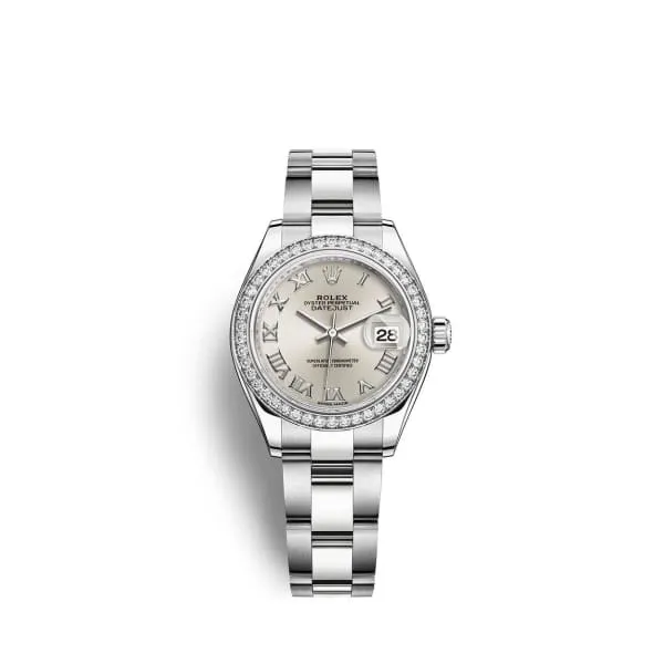 Rolex Bracelets Rolex LadyDatejust 28mm Ref 279384rbr0010 Silver Roman Dial Diamond Bezel Stainless Steel Oyster Bracelet Womens Watch Rolex Bracelets Rolex LadyDatejust 28mm Ref 279384rbr0010 Silver Roman Dial Diamond Bezel Stainless Steel Oyster Bracelet Womens Watch