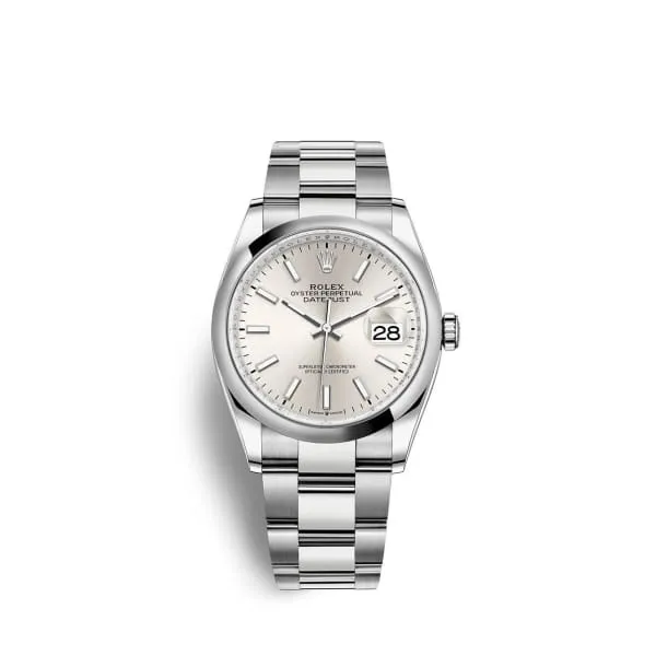 Rolex Datejust 36mm Ref 1262000002 Silver Stick Dial Stainless Steel Oyster Bracelet Watch Rolex Bracelets Rolex Datejust 36mm Ref 1262000002 Silver Stick Dial Stainless Steel Oyster Bracelet Watch Rolex Bracelets