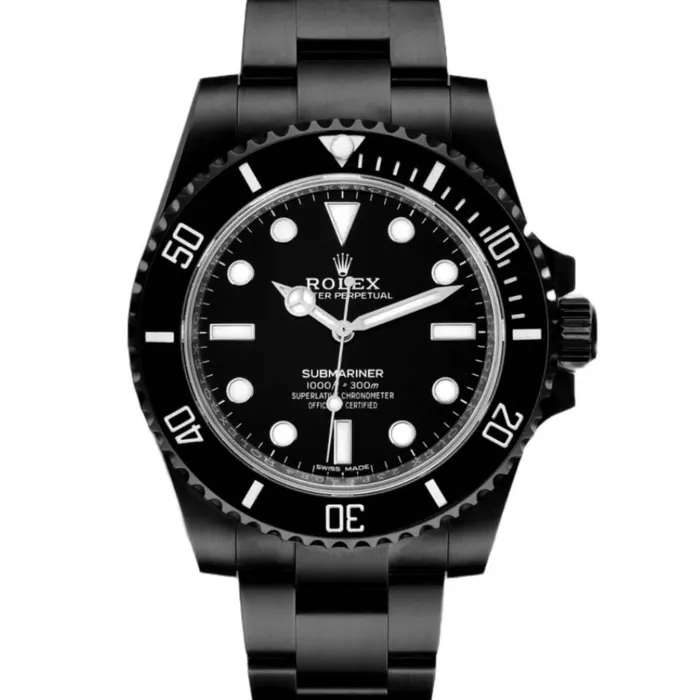 Rolex Rolex Submariner 40mm Ref 1140600002 PVD Black Dial Black PVD Stainless Steel Oyster Bracelet Watch Bracelets