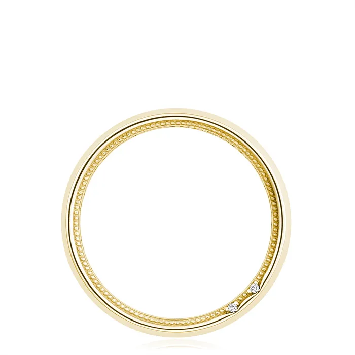 Tacori Rings Tacori 14K Yellow Gold Collection Gents HighPolish Band