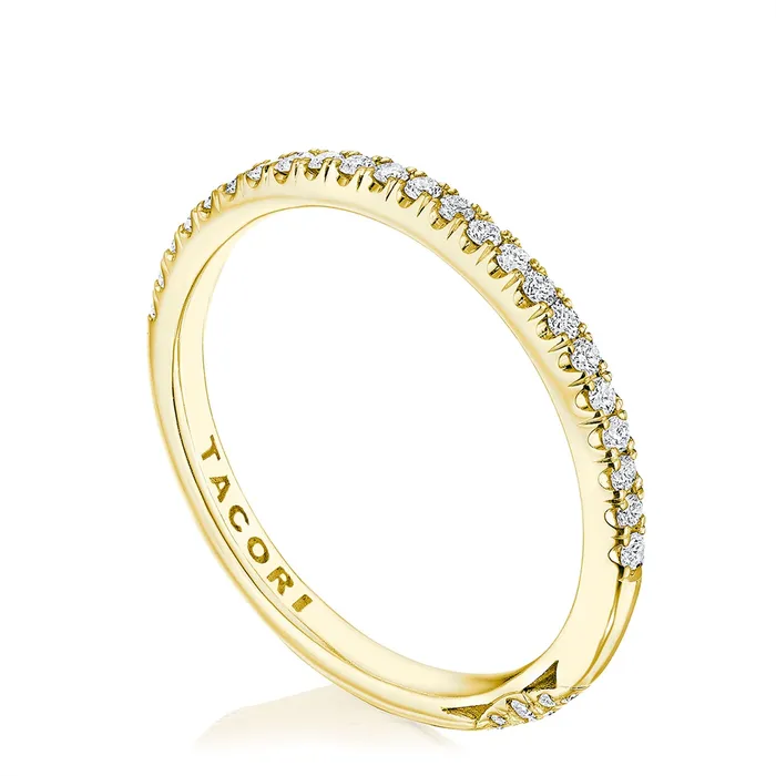 Tacori Rings Tacori 18K Yellow Gold Founders French Pave Diamond Band