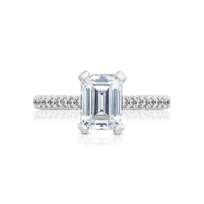 Tacori Rings Tacori Petite Crescent 18K White Gold Diamond Engagement Ring Tacori Rings Tacori Petite Crescent 18K White Gold Diamond Engagement Ring