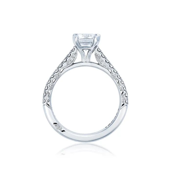 Tacori Rings Tacori Petite Crescent 18K White Gold Diamond Engagement Ring