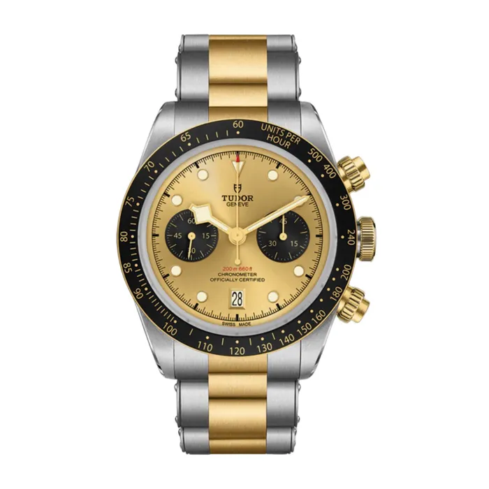 Tudor Black Bay Chrono 41mm Watch Ref M79363N0007 Champagne Chronograph Dial Two Tone Stainless Steel and 18K Yellow Gold Bracelet Tudor Bracelets Tudor Black Bay Chrono 41mm Watch Ref M79363N0007 Champagne Chronograph Dial Two Tone Stainless Steel and 18K Yellow Gold Bracelet Tudor Bracelets