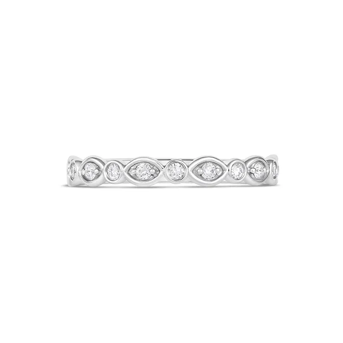 Verragio Renaissance 14K White Gold Fancy Diamond Band Verragio Rings