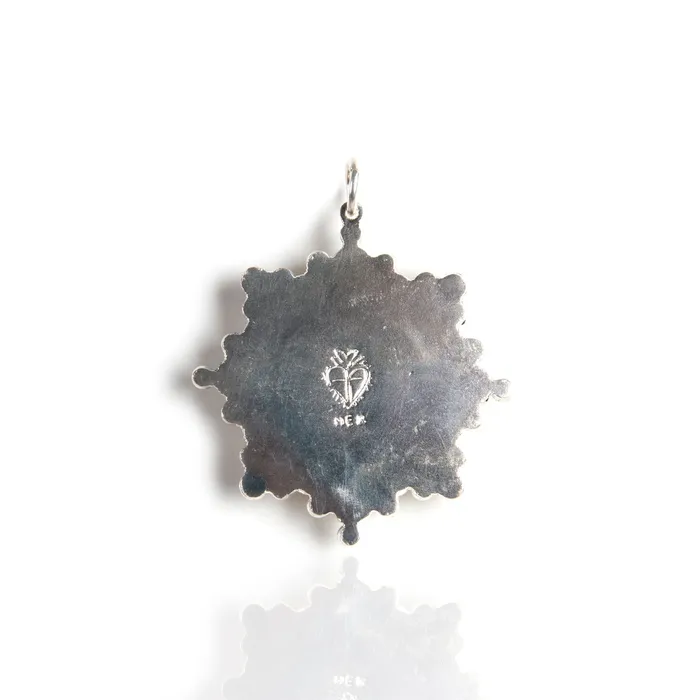Virgins Saints Angels Cloister Sacred Heart Medallion Necklaces