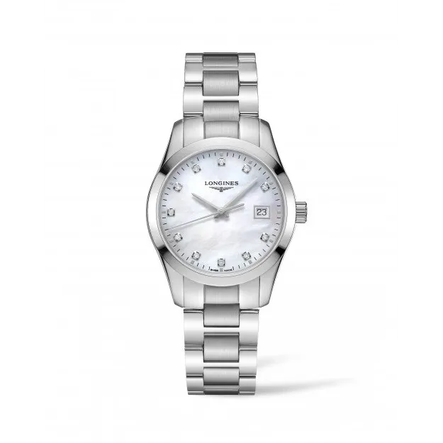 Watches Longines Longines Conquest Classic Watch MOP Dial 34mm Quartz
