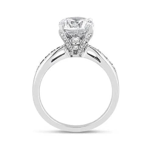 175 Ct Round Natural Earth Mined Diamonds Wedding Anniversary Ring White Gold GB Rings