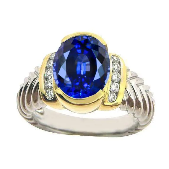 350 Carat Oval Sri Lanka Sapphire Natural Earth Mined Diamond Gents Ring GB Rings 350 Carat Oval Sri Lanka Sapphire Natural Earth Mined Diamond Gents Ring GB Rings