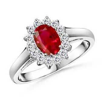 55 Carats Oval Cut Ruby Natural Earth Mined Diamond Ring White Gold Lady Jewelry GB Rings 55 Carats Oval Cut Ruby Natural Earth Mined Diamond Ring White Gold Lady Jewelry GB Rings