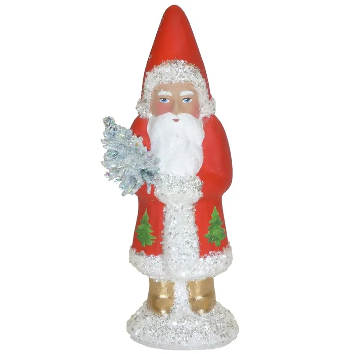 Alexander Taron Necklaces Alexander Taron Schaller Paper Mache Candy Container Santa With Silver Tree Alexander Taron Necklaces Alexander Taron Schaller Paper Mache Candy Container Santa With Silver Tree
