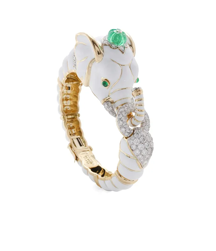 David Webb Bracelets Elephant Bracelet