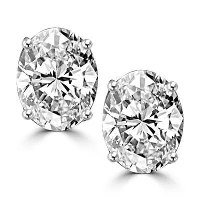 Earrings Big Genuine Natural Earth Mined Diamond Stud Earring Pair 6 Ct White Gold 14K Women Jewelry GB Earrings Big Genuine Natural Earth Mined Diamond Stud Earring Pair 6 Ct White Gold 14K Women Jewelry GB