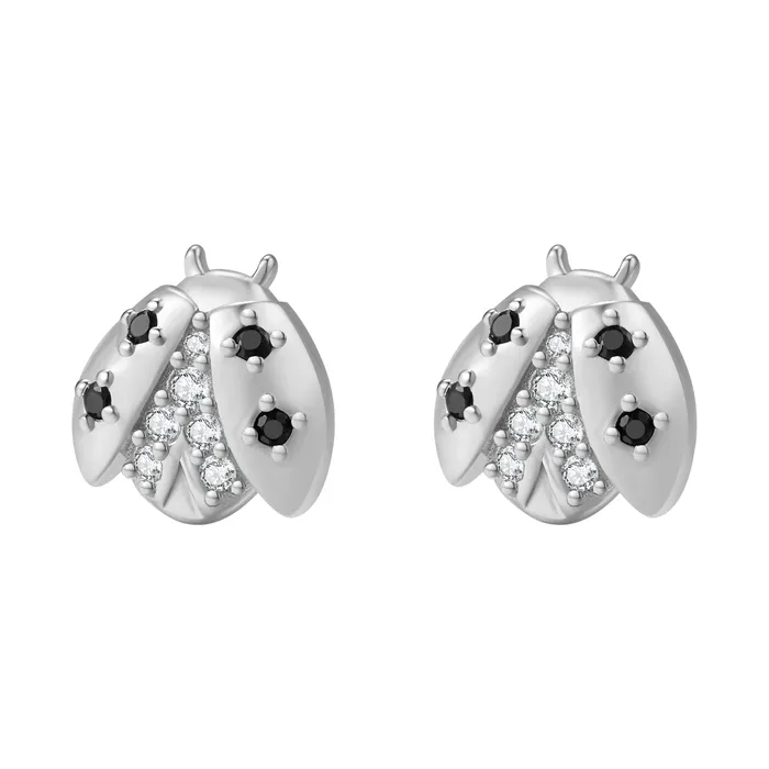 Earrings Lucky Ladybug Stud Earrings Sterling Silver Hey Happiness Earrings Lucky Ladybug Stud Earrings Sterling Silver Hey Happiness