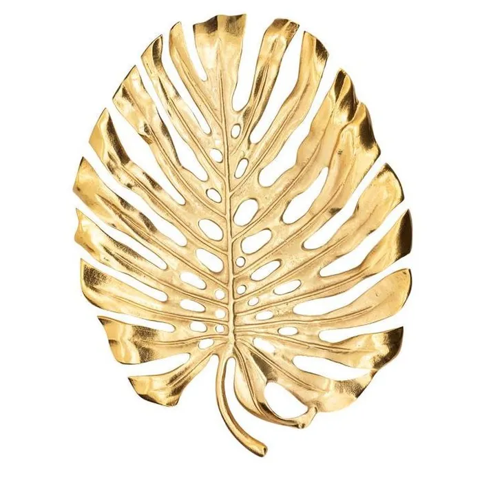 Earrings Torre Tagus Torre Tagus Lux Monstera Leaf Nickel Plated Wall PlatterGold 15 Earrings Torre Tagus Torre Tagus Lux Monstera Leaf Nickel Plated Wall PlatterGold 15