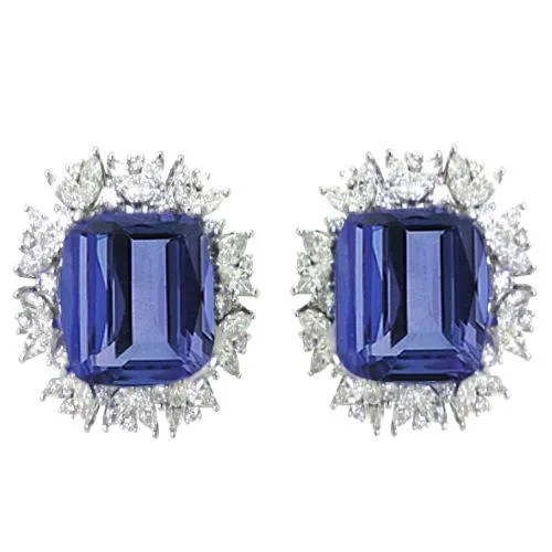 GB Earrings Emerald Ceylon Sapphire Marquise Natural Earth Mined Diamonds 10 Ct Stud Earring GB Earrings Emerald Ceylon Sapphire Marquise Natural Earth Mined Diamonds 10 Ct Stud Earring