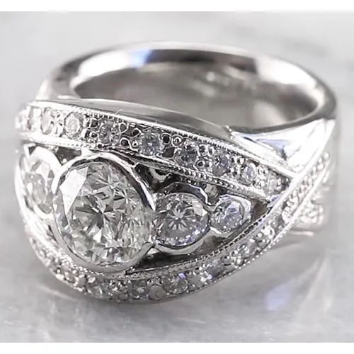 GB Like Antique Engagement Ring Natural Earth Mined Diamond Rings GB Like Antique Engagement Ring Natural Earth Mined Diamond Rings