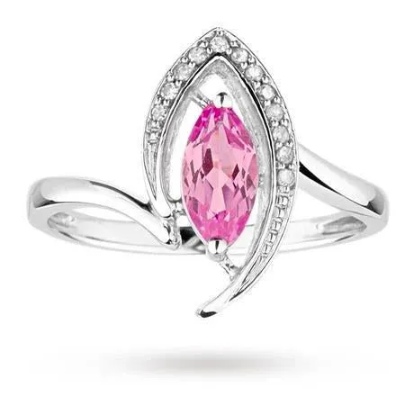 GB Marquise Cut Pink Sapphire Natural Earth Mined Diamond Ring 175 Carats Gemstone Jewelry Rings GB Marquise Cut Pink Sapphire Natural Earth Mined Diamond Ring 175 Carats Gemstone Jewelry Rings