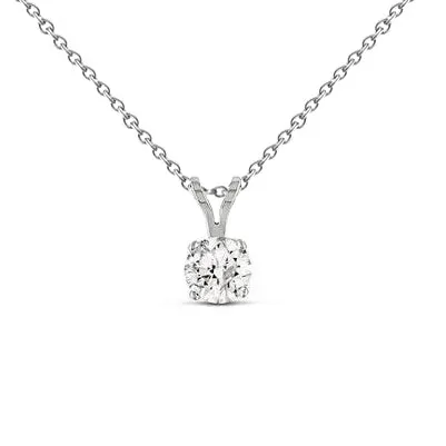 GB Necklaces Solitaire Natural Earth Mined Diamond Pendant Necklace 3 Carats Gorgeous White Gold 14K GB Necklaces Solitaire Natural Earth Mined Diamond Pendant Necklace 3 Carats Gorgeous White Gold 14K