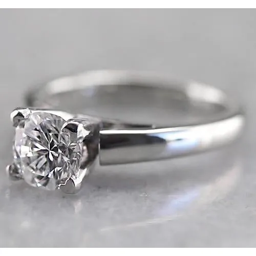 GB Rings 1 Carat Round Solitaire Natural Earth Mined Diamond Ring GB Rings 1 Carat Round Solitaire Natural Earth Mined Diamond Ring