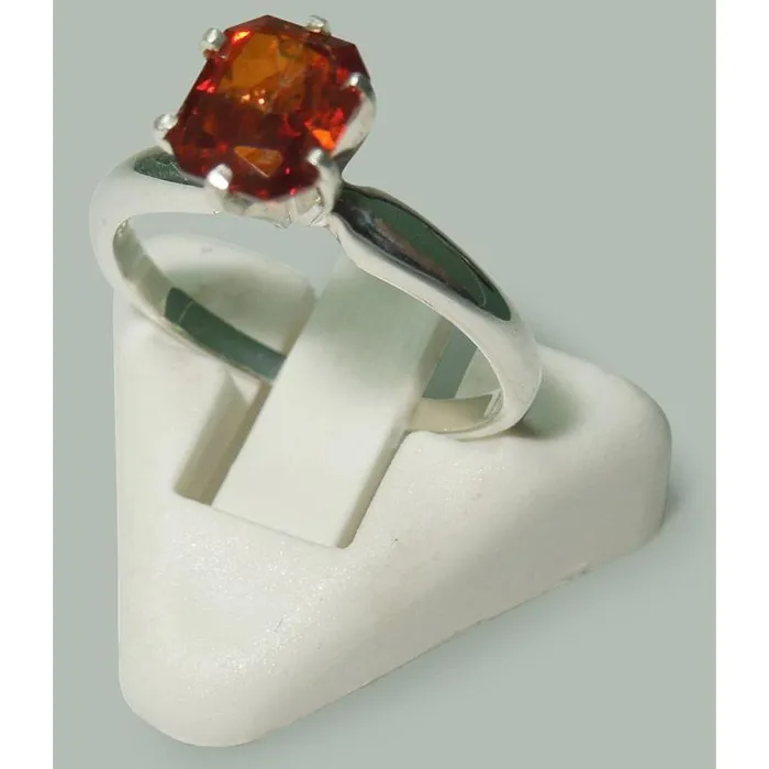 GB Rings 2 Ct Prong Set Radiant Red Ruby White Gold 14K Solitaire Ring GB Rings 2 Ct Prong Set Radiant Red Ruby White Gold 14K Solitaire Ring