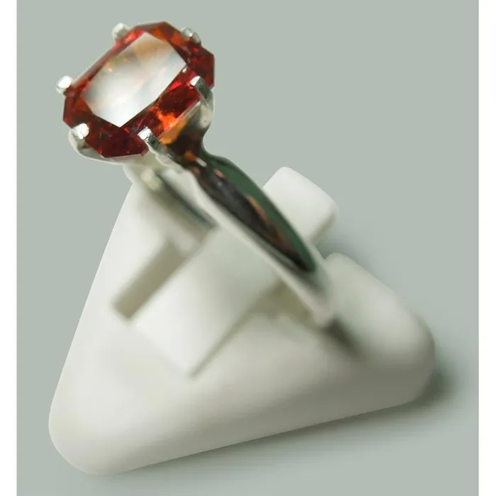 GB Rings 2 Ct Prong Set Radiant Red Ruby White Gold 14K Solitaire Ring GB Rings 2 Ct Prong Set Radiant Red Ruby White Gold 14K Solitaire Ring
