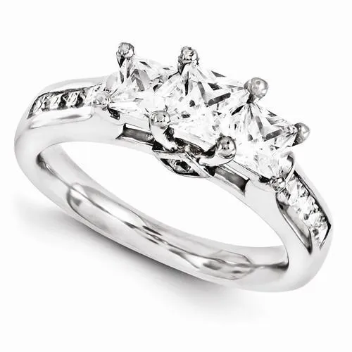 GB Rings Natural Earth Mined Diamond Three Stone Style Ring 225 Carats Women Jewelry New GB Rings Natural Earth Mined Diamond Three Stone Style Ring 225 Carats Women Jewelry New