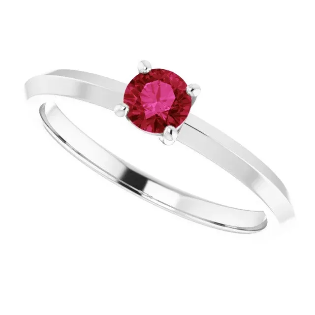 GB Rings Solitaire Ruby Ring 125 Carats 4 Prong Setting Jewelry New GB Rings Solitaire Ruby Ring 125 Carats 4 Prong Setting Jewelry New