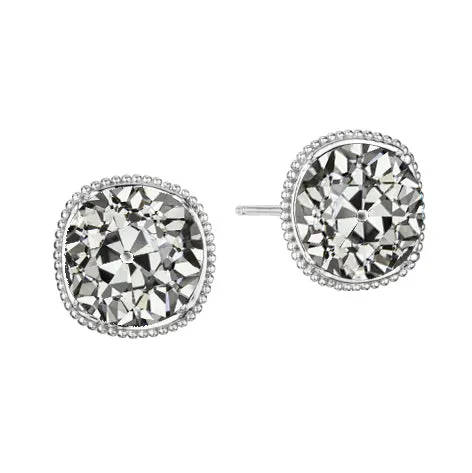HarryChadEntcom Earrings Genuine Diamond Round Old Miner Stud Earrings Beaded Style 3 Carats HarryChadEntcom Earrings Genuine Diamond Round Old Miner Stud Earrings Beaded Style 3 Carats