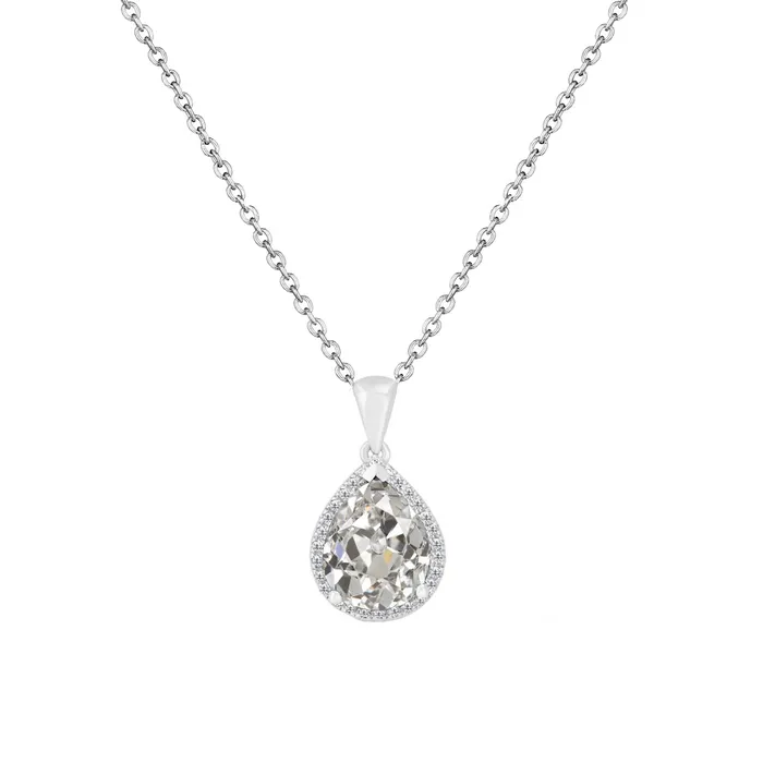 HarryChadEntcom Necklaces Gold Genuine Diamond Necklace 150 Carats Pear Old Miner 14K HarryChadEntcom Necklaces Gold Genuine Diamond Necklace 150 Carats Pear Old Miner 14K