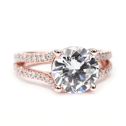 HarryChadEntcom Rings Natural Earth Mined Diamond Engagement Rose Gold Ring HarryChadEntcom Rings Natural Earth Mined Diamond Engagement Rose Gold Ring