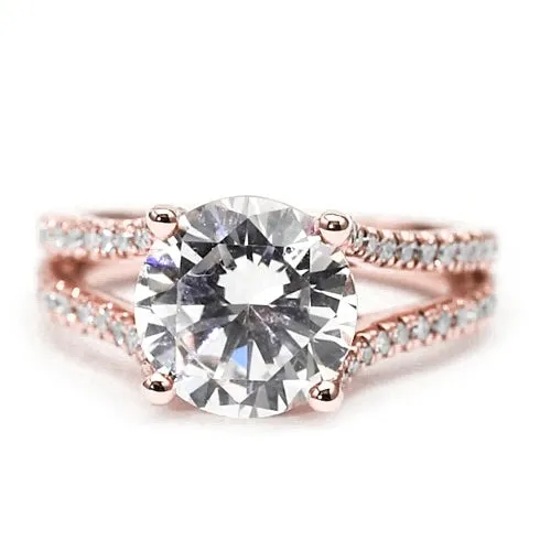 HarryChadEntcom Rings Natural Earth Mined Diamond Engagement Rose Gold Ring HarryChadEntcom Rings Natural Earth Mined Diamond Engagement Rose Gold Ring