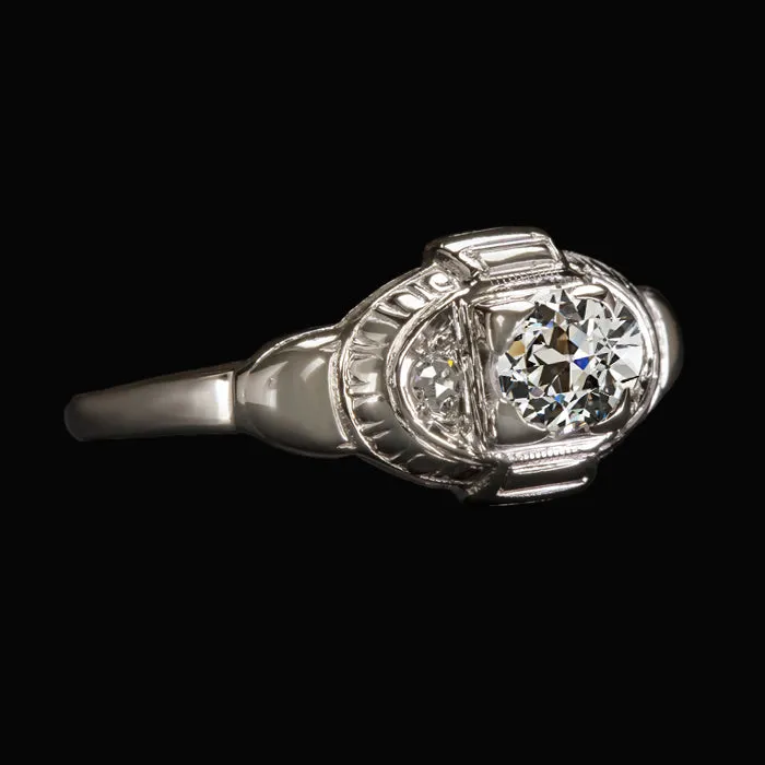HarryChadEntcom Rings Round Old Miner Genuine Natural Earth Mined Diamond Ladies Engagement Ring 125 Carats Jewelry HarryChadEntcom Rings Round Old Miner Genuine Natural Earth Mined Diamond Ladies Engagement Ring 125 Carats Jewelry