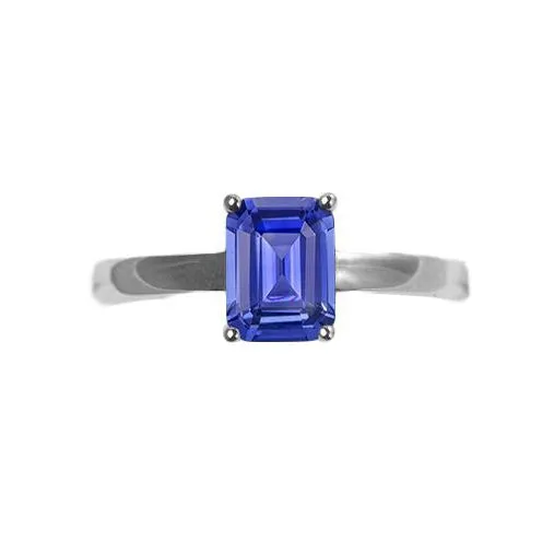 HarryChadEntcom Rings Solitaire Anniversary Ring Emerald Blue Sapphire Prong Set 150 Carats HarryChadEntcom Rings Solitaire Anniversary Ring Emerald Blue Sapphire Prong Set 150 Carats