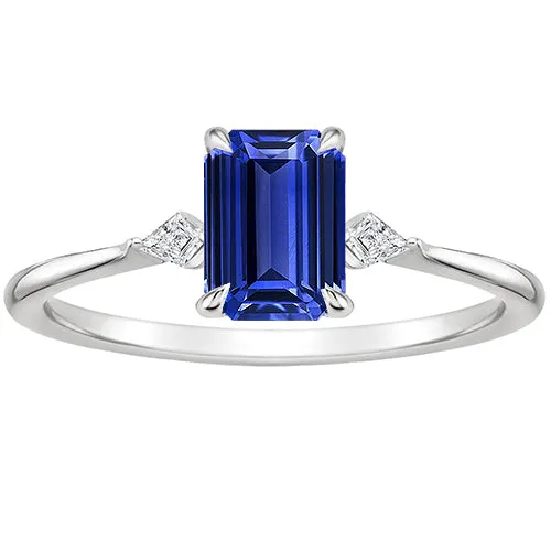 HarryChadEntcom Rings Women Anniversary Ceylon Sapphire Natural Earth Mined Diamond Ring 325 Carats